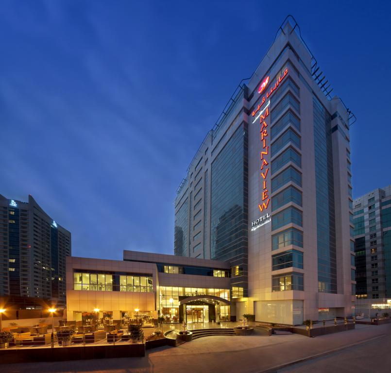 Marina View Deluxe Hotel Apartment Dubai Exterior foto